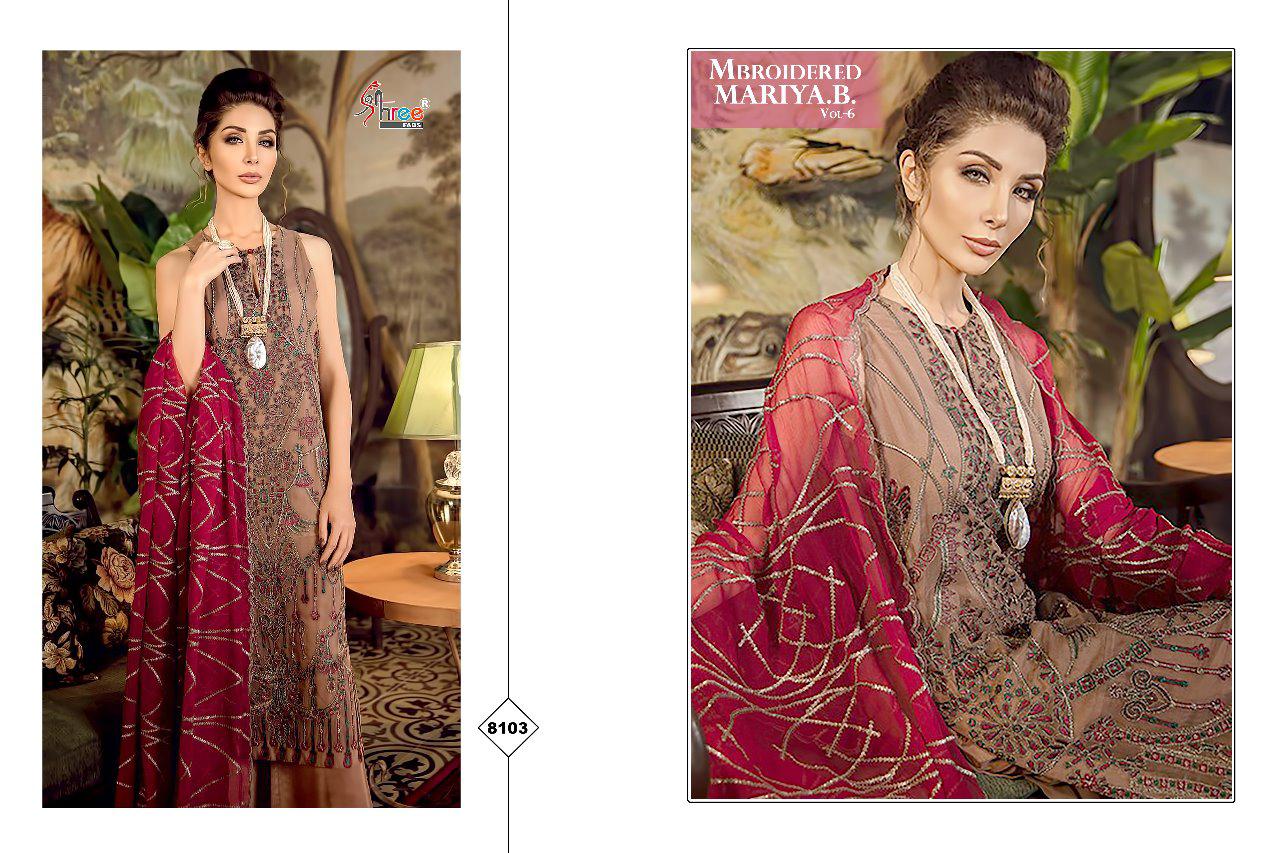 Shree Fabs Embroidered Mariya B Vol 6 Exclusive Salwar Suit Shree Fabs Embroidered Mariya B Vol 6 Exclusive Salwar Suit